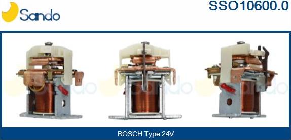 Sando SSO10600.0 - Solenoid Switch, starter autospares.lv