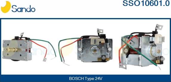 Sando SSO10601.0 - Solenoid Switch, starter autospares.lv