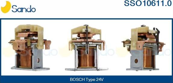 Sando SSO10611.0 - Solenoid Switch, starter autospares.lv