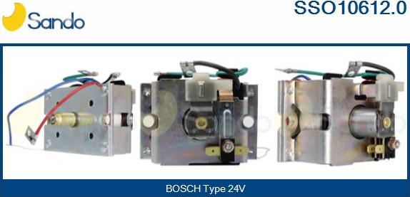 Sando SSO10612.0 - Solenoid Switch, starter autospares.lv