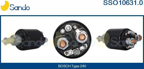 Sando SSO10631.0 - Solenoid Switch, starter autospares.lv