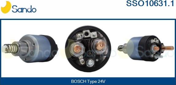 Sando SSO10631.1 - Solenoid Switch, starter autospares.lv