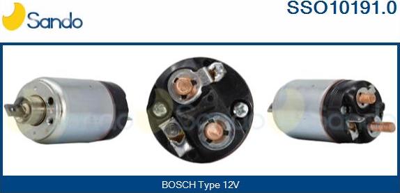 Sando SSO10191.0 - Solenoid Switch, starter autospares.lv