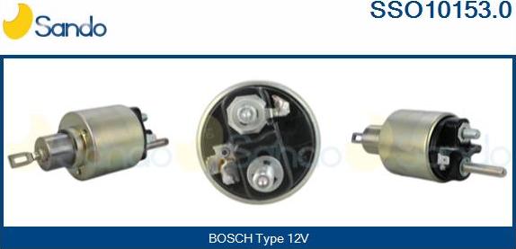 Sando SSO10153.0 - Solenoid Switch, starter autospares.lv