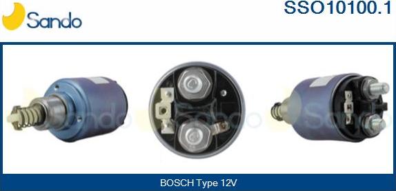 Sando SSO10100.1 - Solenoid Switch, starter autospares.lv