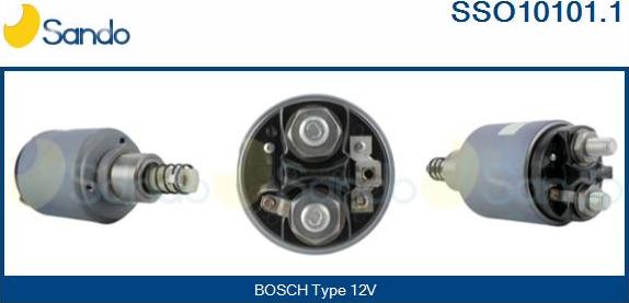 Sando SSO10101.1 - Solenoid Switch, starter autospares.lv