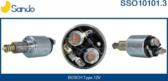 Sando SSO10101.3 - Solenoid Switch, starter autospares.lv