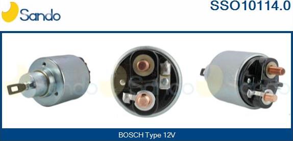 Sando SSO10114.0 - Solenoid Switch, starter autospares.lv