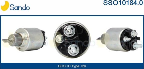 Sando SSO10184.0 - Solenoid Switch, starter autospares.lv