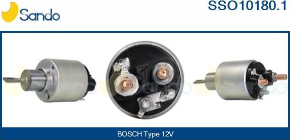 Sando SSO10180.1 - Solenoid Switch, starter autospares.lv