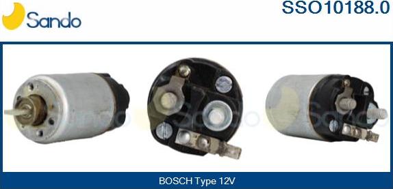 Sando SSO10188.0 - Solenoid Switch, starter autospares.lv