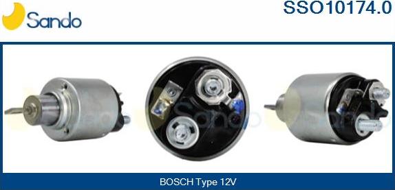 Sando SSO10174.0 - Solenoid Switch, starter autospares.lv