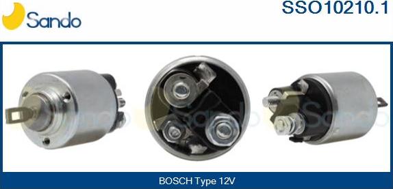 Sando SSO10210.1 - Solenoid Switch, starter autospares.lv