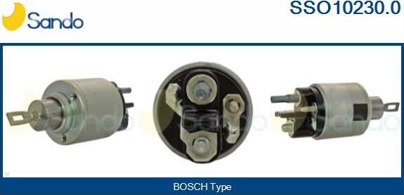 Sando SSO10230.0 - Solenoid Switch, starter autospares.lv