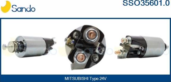 Sando SSO35601.0 - Solenoid Switch, starter autospares.lv