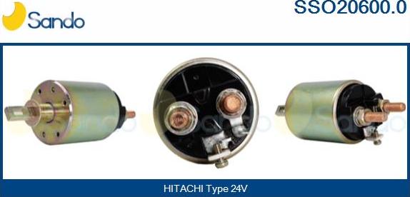 Sando SSO20600.0 - Solenoid Switch, starter autospares.lv