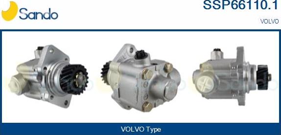 Sando SSP66110.1 - Hydraulic Pump, steering system autospares.lv
