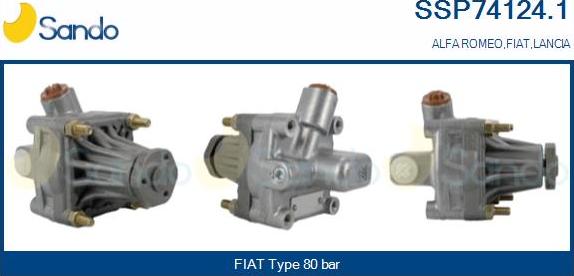 Sando SSP74124.1 - Hydraulic Pump, steering system autospares.lv