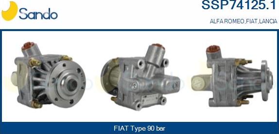 Sando SSP74125.1 - Hydraulic Pump, steering system autospares.lv