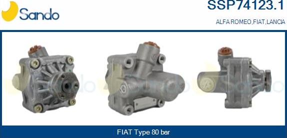 Sando SSP74123.1 - Hydraulic Pump, steering system autospares.lv