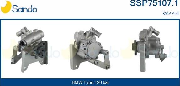 Sando SSP75107.1 - Hydraulic Pump, steering system autospares.lv