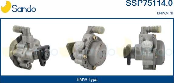 Sando SSP75114.0 - Hydraulic Pump, steering system autospares.lv