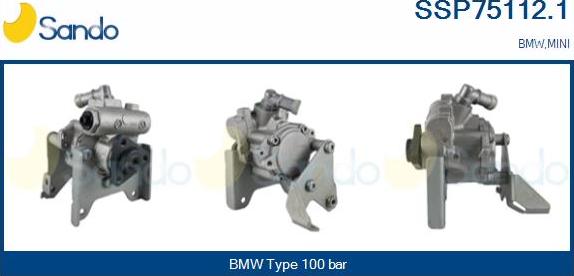 Sando SSP75112.1 - Hydraulic Pump, steering system autospares.lv