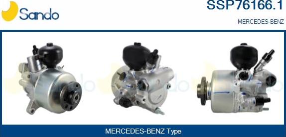 Sando SSP76166.1 - Hydraulic Pump, steering system autospares.lv