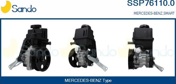 Sando SSP76110.0 - Hydraulic Pump, steering system autospares.lv
