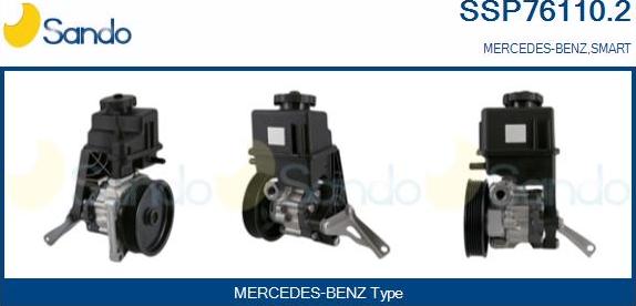 Sando SSP76110.2 - Hydraulic Pump, steering system autospares.lv