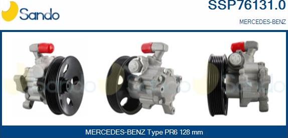Sando SSP76131.0 - Hydraulic Pump, steering system autospares.lv