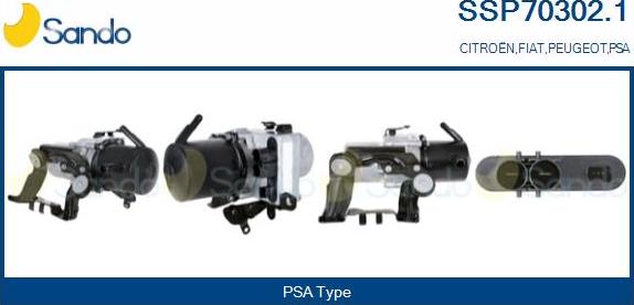 Sando SSP70302.1 - Hydraulic Pump, steering system autospares.lv