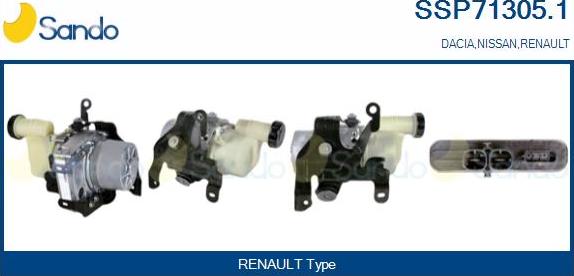 Sando SSP71305.1 - Hydraulic Pump, steering system autospares.lv