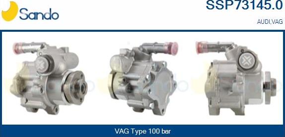 Sando SSP73145.0 - Hydraulic Pump, steering system autospares.lv