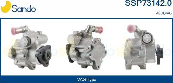 Sando SSP73142.0 - Hydraulic Pump, steering system autospares.lv