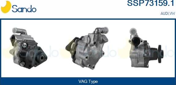 Sando SSP73159.1 - Hydraulic Pump, steering system autospares.lv
