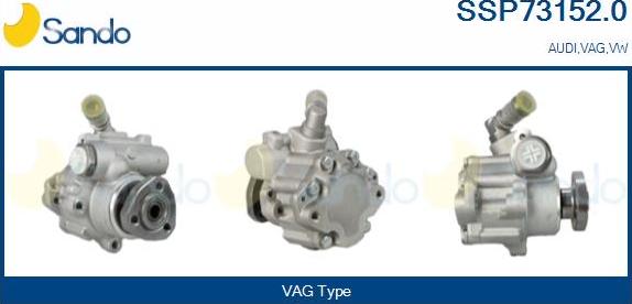 Sando SSP73152.0 - Hydraulic Pump, steering system autospares.lv