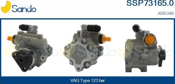 Sando SSP73165.0 - Hydraulic Pump, steering system autospares.lv