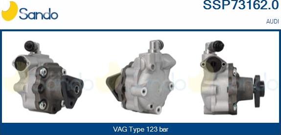 Sando SSP73162.0 - Hydraulic Pump, steering system autospares.lv