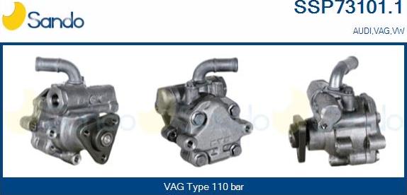 Sando SSP73101.1 - Hydraulic Pump, steering system autospares.lv