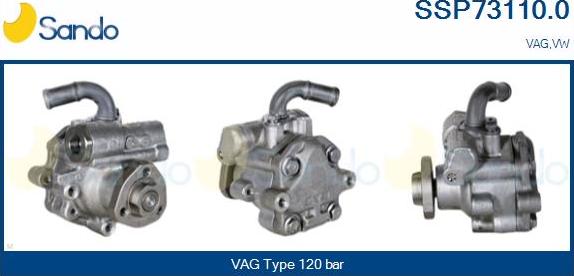 Sando SSP73110.0 - Hydraulic Pump, steering system autospares.lv