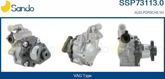 Sando SSP73113.0 - Hydraulic Pump, steering system autospares.lv