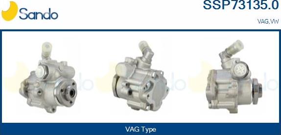 Sando SSP73135.0 - Hydraulic Pump, steering system autospares.lv