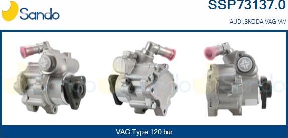 Sando SSP73137.0 - Hydraulic Pump, steering system autospares.lv