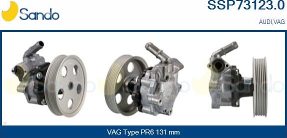 Sando SSP73123.0 - Hydraulic Pump, steering system autospares.lv