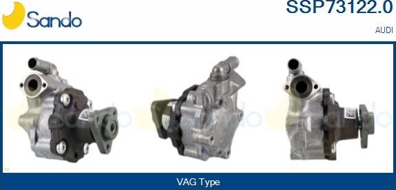 Sando SSP73122.0 - Hydraulic Pump, steering system autospares.lv
