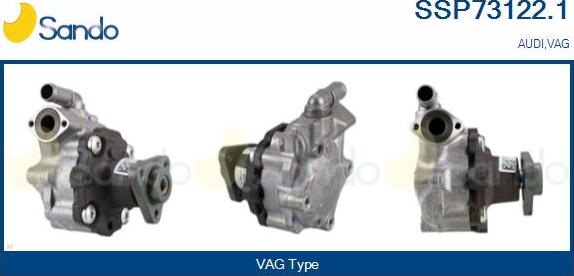 Sando SSP73122.1 - Hydraulic Pump, steering system autospares.lv