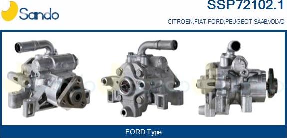 Sando SSP72102.1 - Hydraulic Pump, steering system autospares.lv