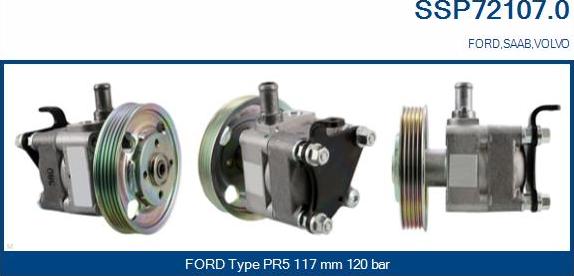 Sando SSP72107.0 - Hydraulic Pump, steering system autospares.lv