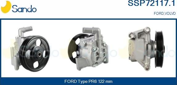 Sando SSP72117.1 - Hydraulic Pump, steering system autospares.lv